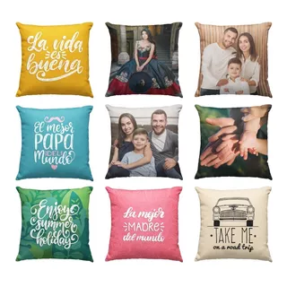 1 Cojin Almohada Personalizadas Con Tus Fotos 