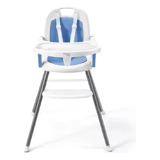 Multikids Cadeira Alimentacao Portatil Refeição Bebe Cadeirinha Azul