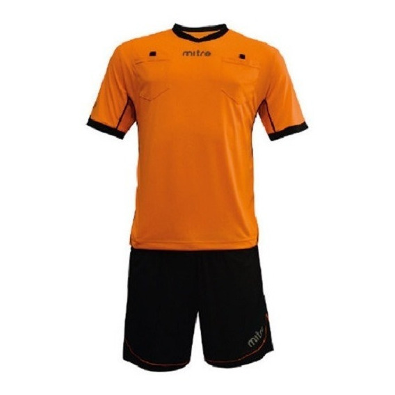 Uniforme De Arbitro Profesional Mitre Color Naranja Fluor