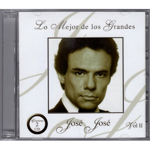 José José Mejor De Los Grandes Vol 2 | 2 Cds Música Nuevo