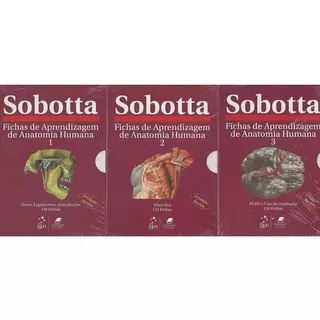Sobotta - Fichas De Aprendizagem De Anatomia Humana - 3 Volumes