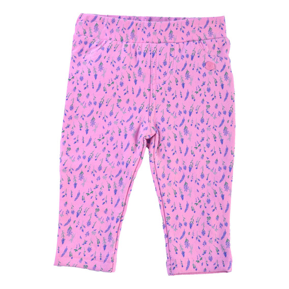 Legging Larga Estampada  Bebe Niña Rosado