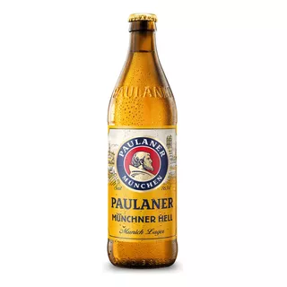 Cerveja Paulaner Lager Munchner Hell Alemã Garrafa 500ml