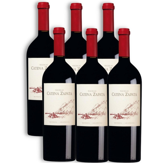 Vino Nicolás Catena Zapata Blend Caja X6u 750ml Mendoza