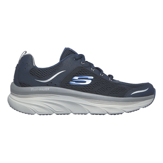 Tenis Hombre Skechers Dlux Walker  - Azul