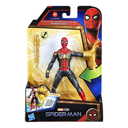Figura Acción Hasbro Marvel Spider-man Aracno-giro Edad 4+