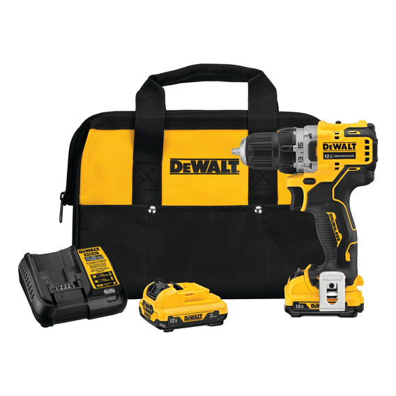 Taladro Atornillador 12v + 2 Baterías Dewalt Dcd701f2-b2