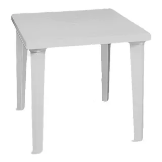 Mesa De Exterior Cuadrada 75 X 75 Para Jardin - Colombraro