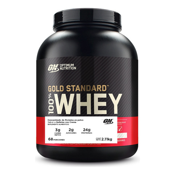 Optimum Nutrition Gs 100% Whey Galletas Con Crema (4.63 Lb)