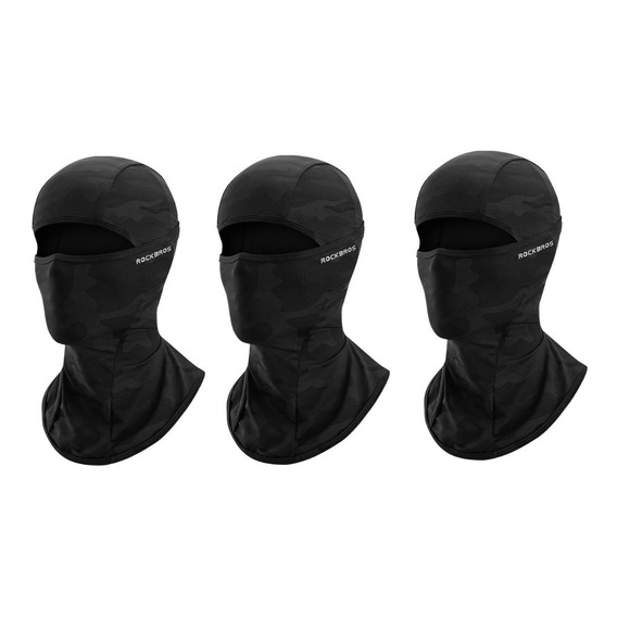 3pcs Pasamontañas Ciclismo Máscara Moto Balaclava Esqui Uv