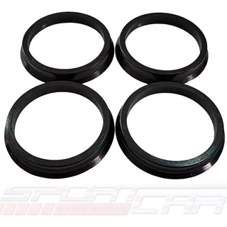 Kit 4 Anel Centralizador Roda / Ext 66,65mm / Int 57,1mm Vw