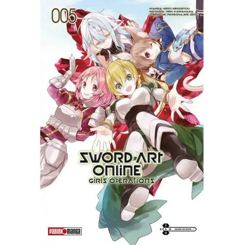 Sword Art Online Girls Operation, De Reki Kawahara., Vol. 5. Editorial Panini, Tapa Blanda En Español, 2020