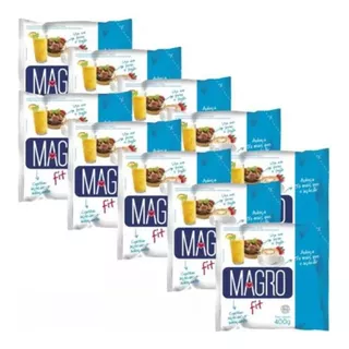 Kit 10 Unid. Açucar Light Magro Fit 400g