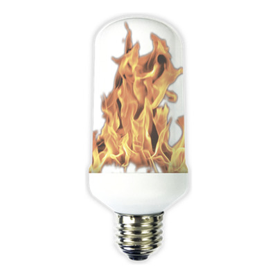 Lampara Led E-27 Fire 4w Efecto Llama Decorativa Tbcin