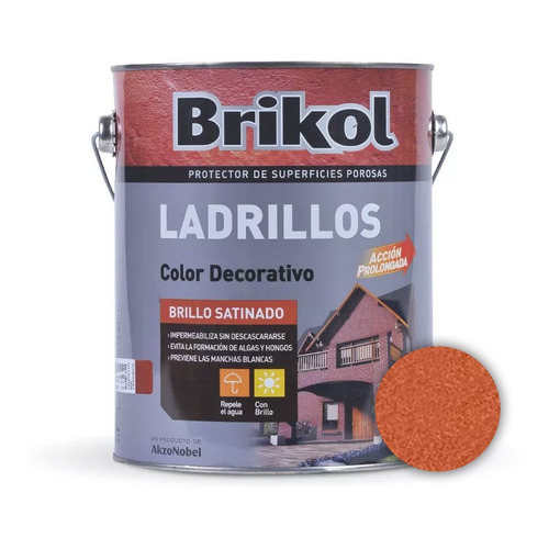 Brikol Ladrillos Impermeabilizante Protector Exterior 4 Lt Color Natural