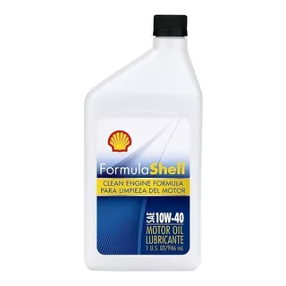 Aceite Mineral 10w40 Formula Shell Motor A Gasolina 1 Litro.