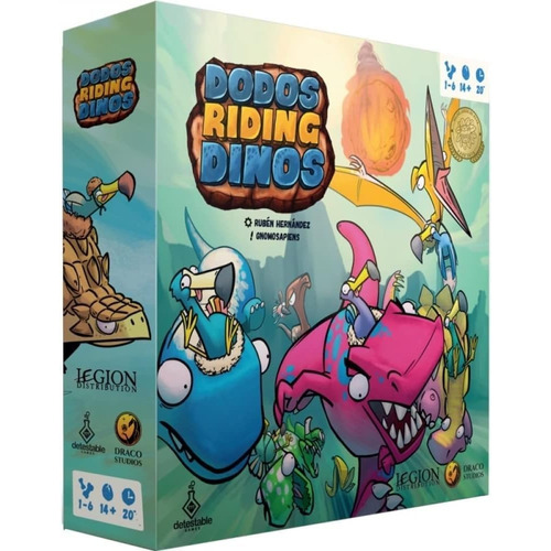 Dodos Riding Dinos Juego De Mesa - Detestable Games