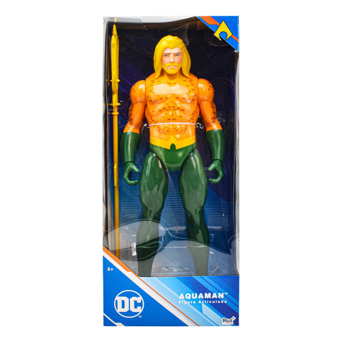 Dc Aquaman Con Tridente Figura Articulada 42cm Ruz Cd