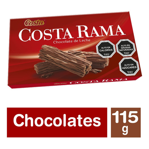 Chocolate Costa Rama De Leche 115 G