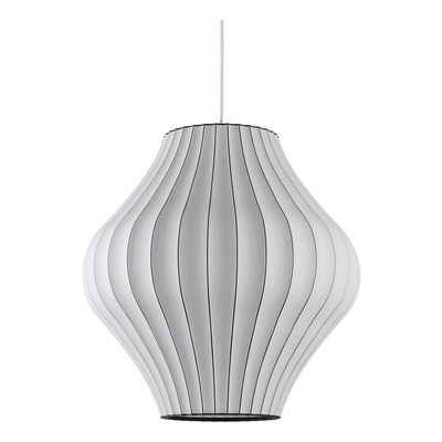 Lampara Colgante Alma 40cm Sustentable Diseño 3d Apto Led