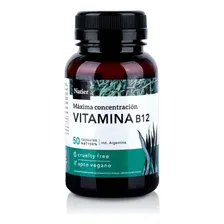 Natier Vitamina B12 X 50 Caps Sabor Neutro