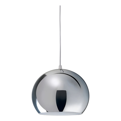 Colgante 1 Luz Cromo 15cm Iluminación Moderna Deco Apto Led
