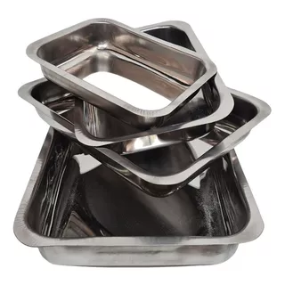 Fuenton Bandeja 44x34x9 Cm Acero Inox. Carniceria Oferta !!