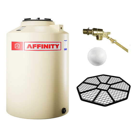 Combo Tanque Affinity 1000 L + Base + Flotante 3/4 Bronce