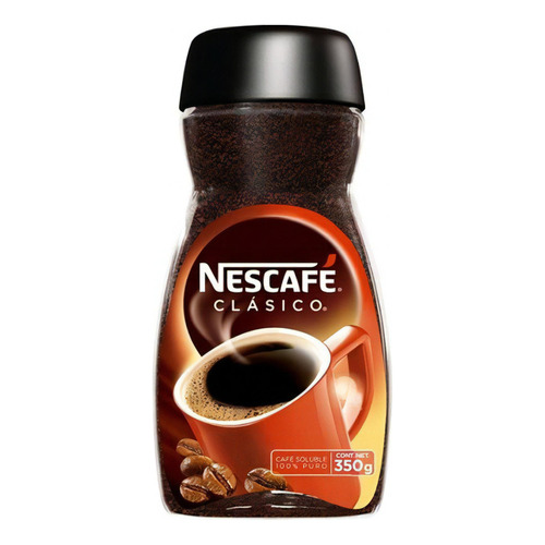 Café Soluble Nescafé Clásico Frasco De 350g