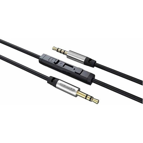 Cable Auxiliar Con Micrófono Manos Libres Ezra La01 De 1.5m