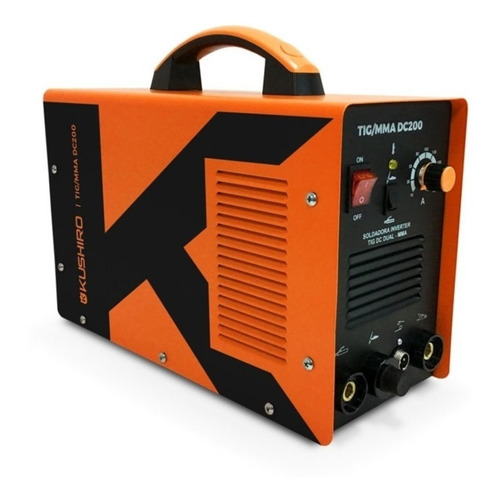 Soldadora Máquina De Soldar Inverter Tig Mma Dc200 Kushiro Color Naranja Frecuencia 50Hz/ 60Hz