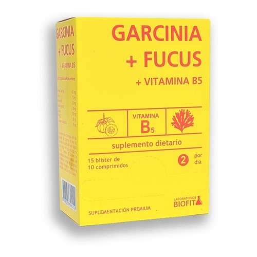 Garcinia + Fucus + Vitamina B12 150 comprimidos Biofit