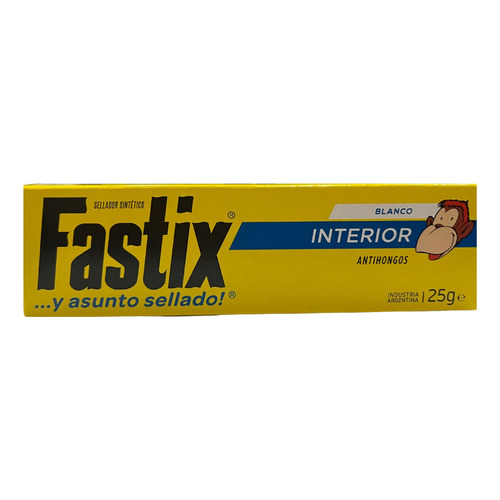 Fastix Sellador Interior Transparente Pomo 25g Pegamento Color Blanco