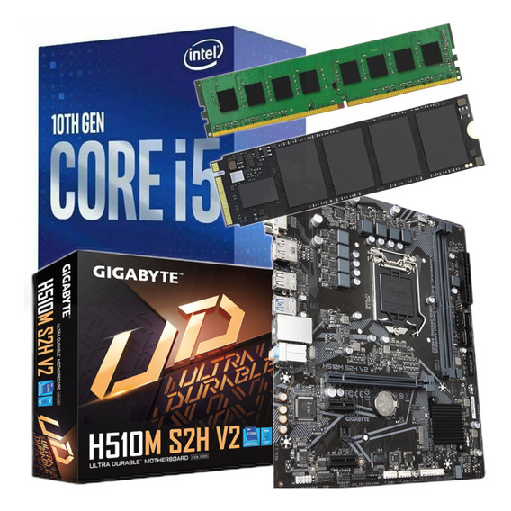 Combo Actualizacion Pc Intel I5 10400 + Mother 8gb Nvme 512