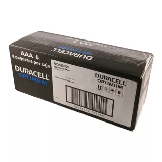 Duracell Optimum Pila Aaa Caja 48 Pilas -set De 6- Triple A