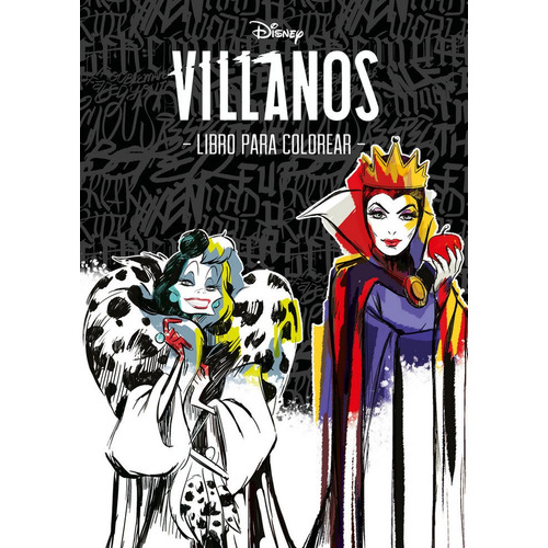 Villanos Libro Para Colorear - Disney (paperback)