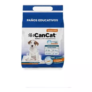 Paños Educativos Absorbentes Can Cat X 100 U 60x40