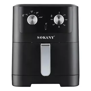 Freidora De Aire Sokany 8litros Negra Sk-zg-8045 2000w Color Negro