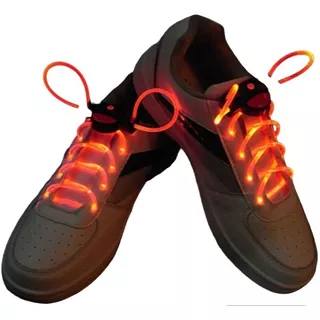 Par Cordones Led Luminosos P/ Zapatillas Con Pilas Incluídas