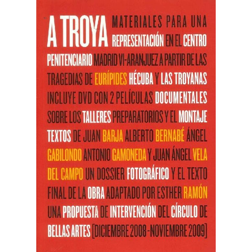 A Troya, De Vv. Aa.. Editorial Circulo De Bellas Ar, Tapa Blanda En Español, 9999