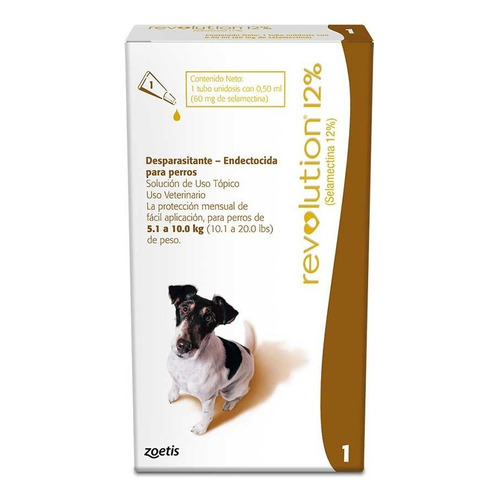 Revolution Pipeta Perros 5.1 A 10 Kg Protege Interna Externa