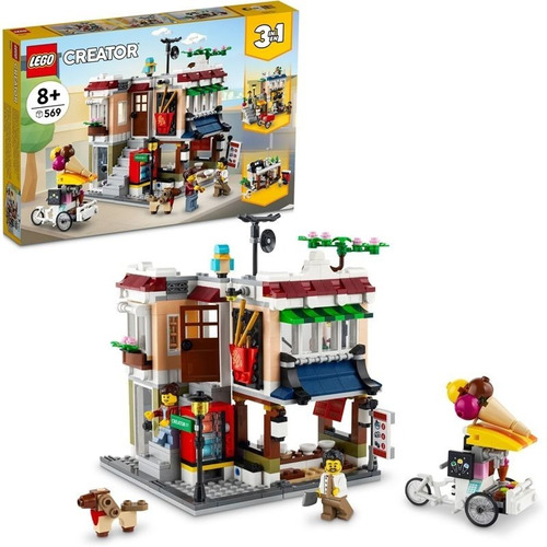 Kit Lego Creator 3en1 Restaurante De Fideos Del Centro 31131 Cantidad de piezas 569