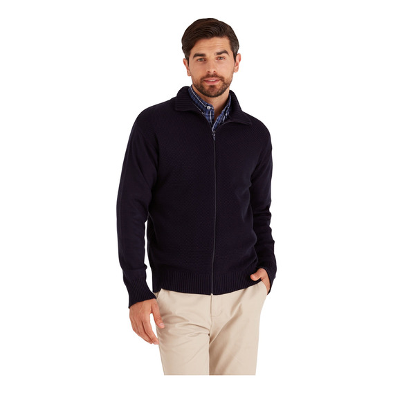 Sweater Macowens Campera Azulino Hombre 60101