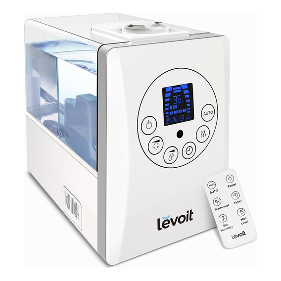 Humidificador Ultrasónico Levoit 6l  Control Remoto 70 Mt2 