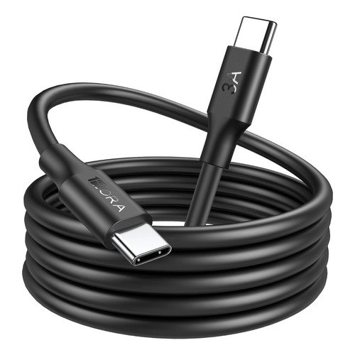 Cable Usb Tipo C A C 1hora Carga Rápida 3a 2m Cab270 Color Negro