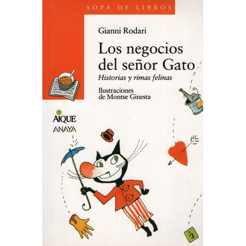 Los Negocios Del Señor Gato - Serie Naranja (+8 Años), de Rodari, Gianni. Editorial Aique, tapa blanda en español