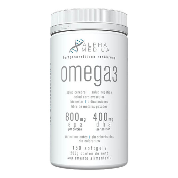 Omega 3 Epa Dha 150 Softgels - Alpha Medica