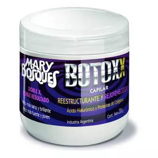 Botoxx Capilar Reestructurante Rejuvenece Mary Bosques 200g