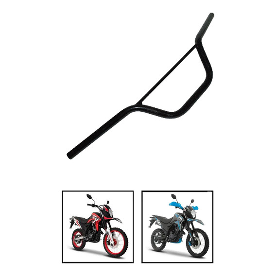 Manubrio Negro Para Moto Italika Dm-150 2010-2017 Rmb