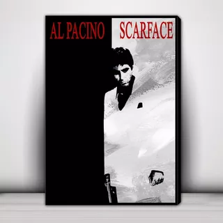 Paquete De Dos Cuadros Scarface Tony Montana Poster C5 Y C4